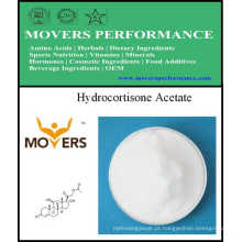 Acetato de hidrocortisona de alta qualidade 99% 50-03-3 com estoques
